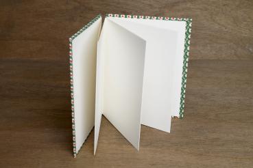 Leporello white pages